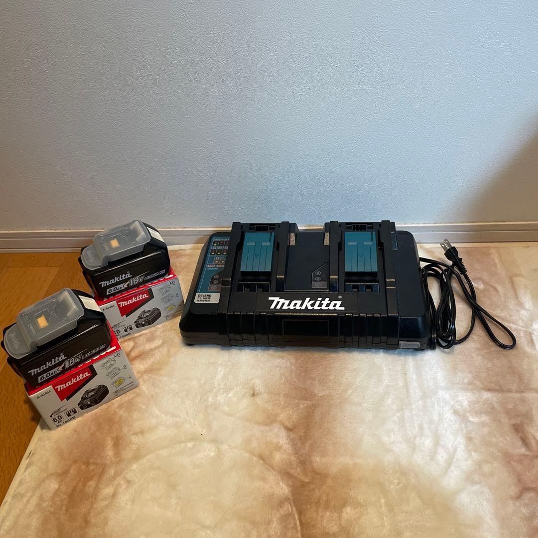 マキタ　純正　バッテリー充電器セット